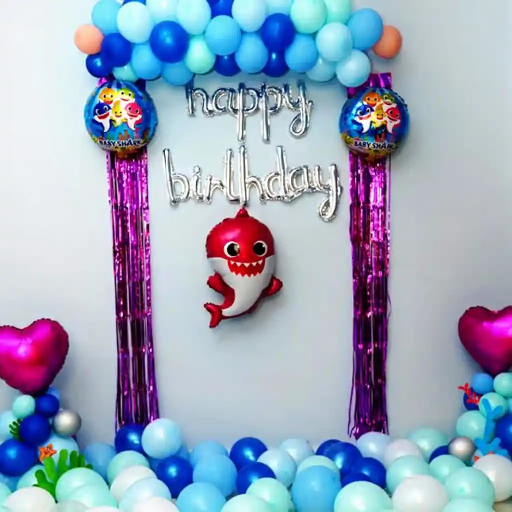 Adorable Baby Shark Birthday Decor